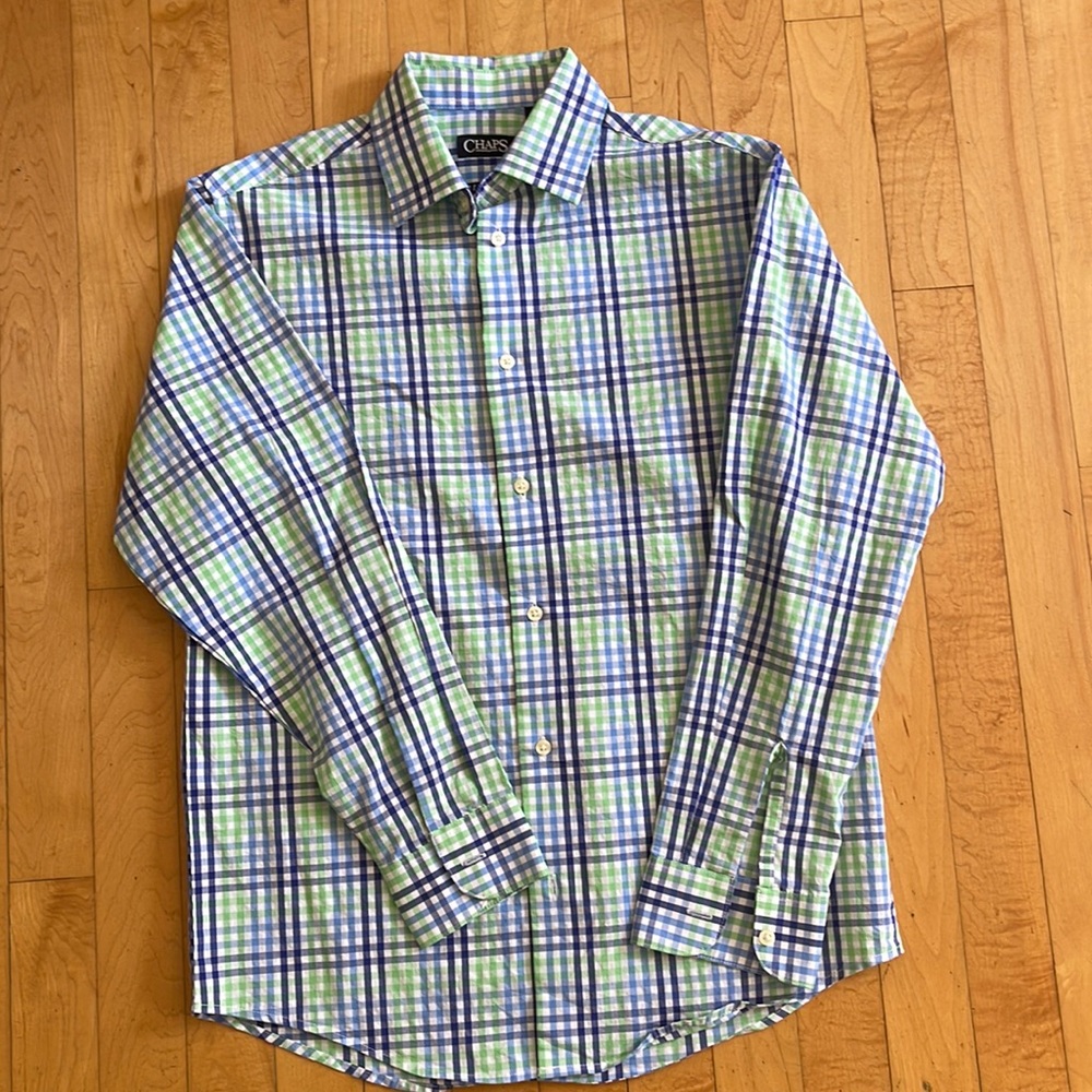 Never been worn, Chaps (stretch style) Boys long sleeve button down dress shirt